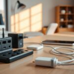 Charging hub placement