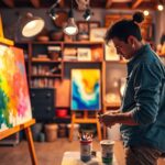 Color rendering for work