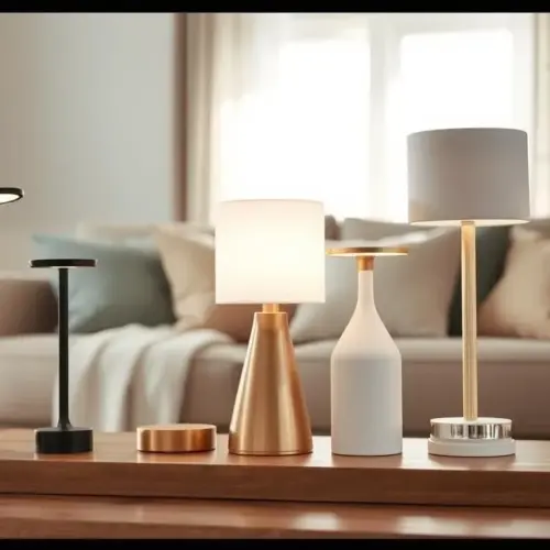 Going Battery-Powered: Reducing Wire Clutter with Rechargeable Lamps