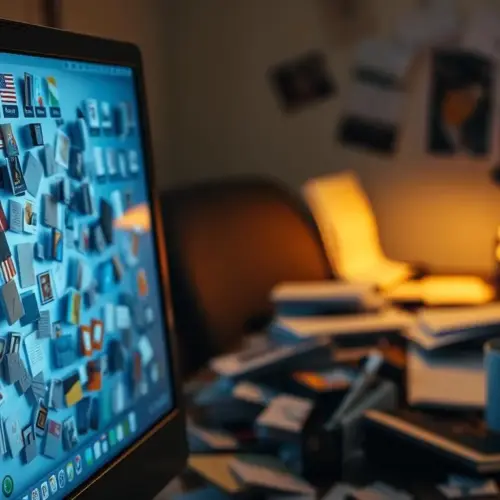 The Relationship Between Desktop Icon Clutter and Physical Workspace Stress