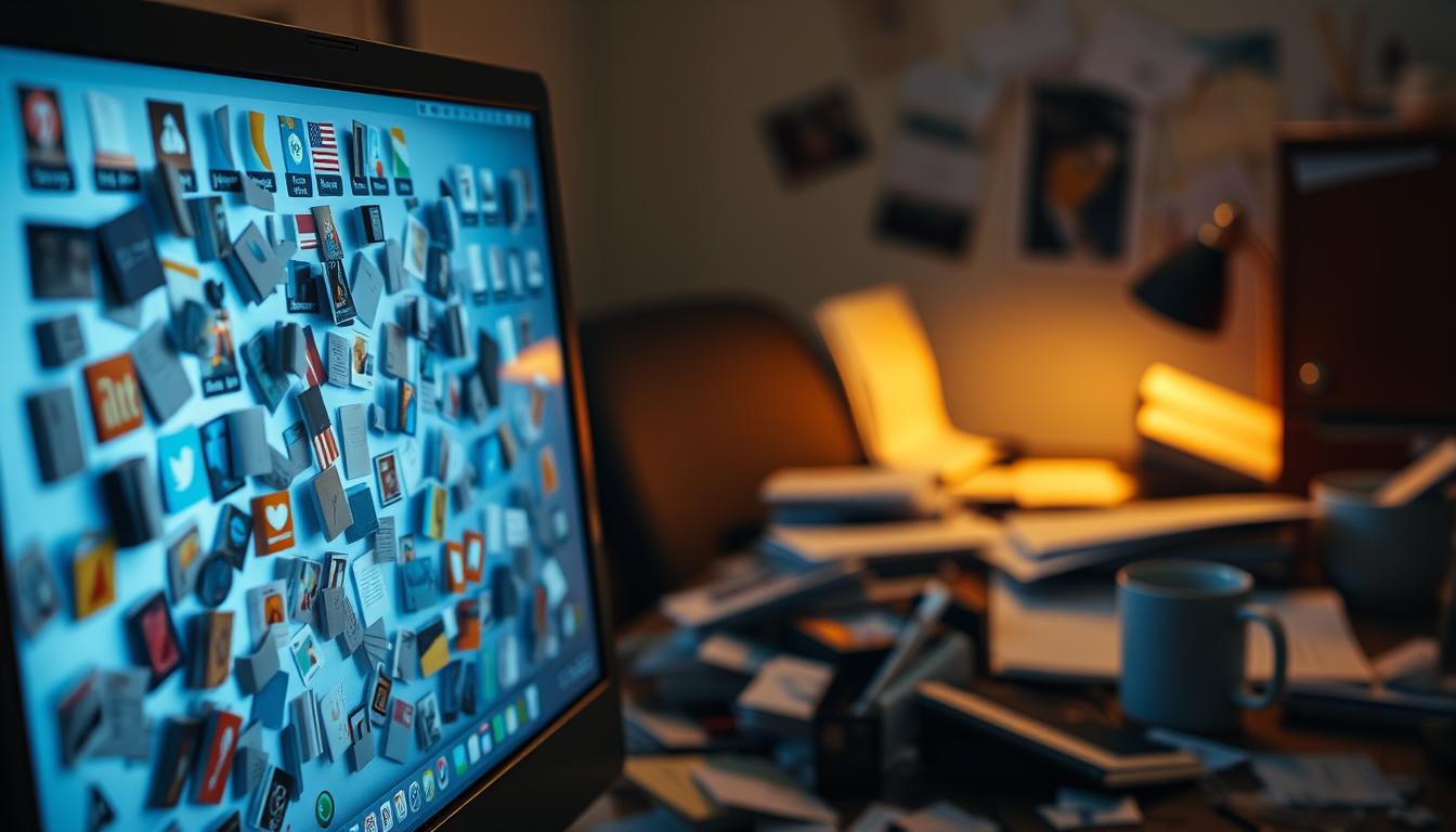 The Relationship Between Desktop Icon Clutter and Physical Workspace Stress