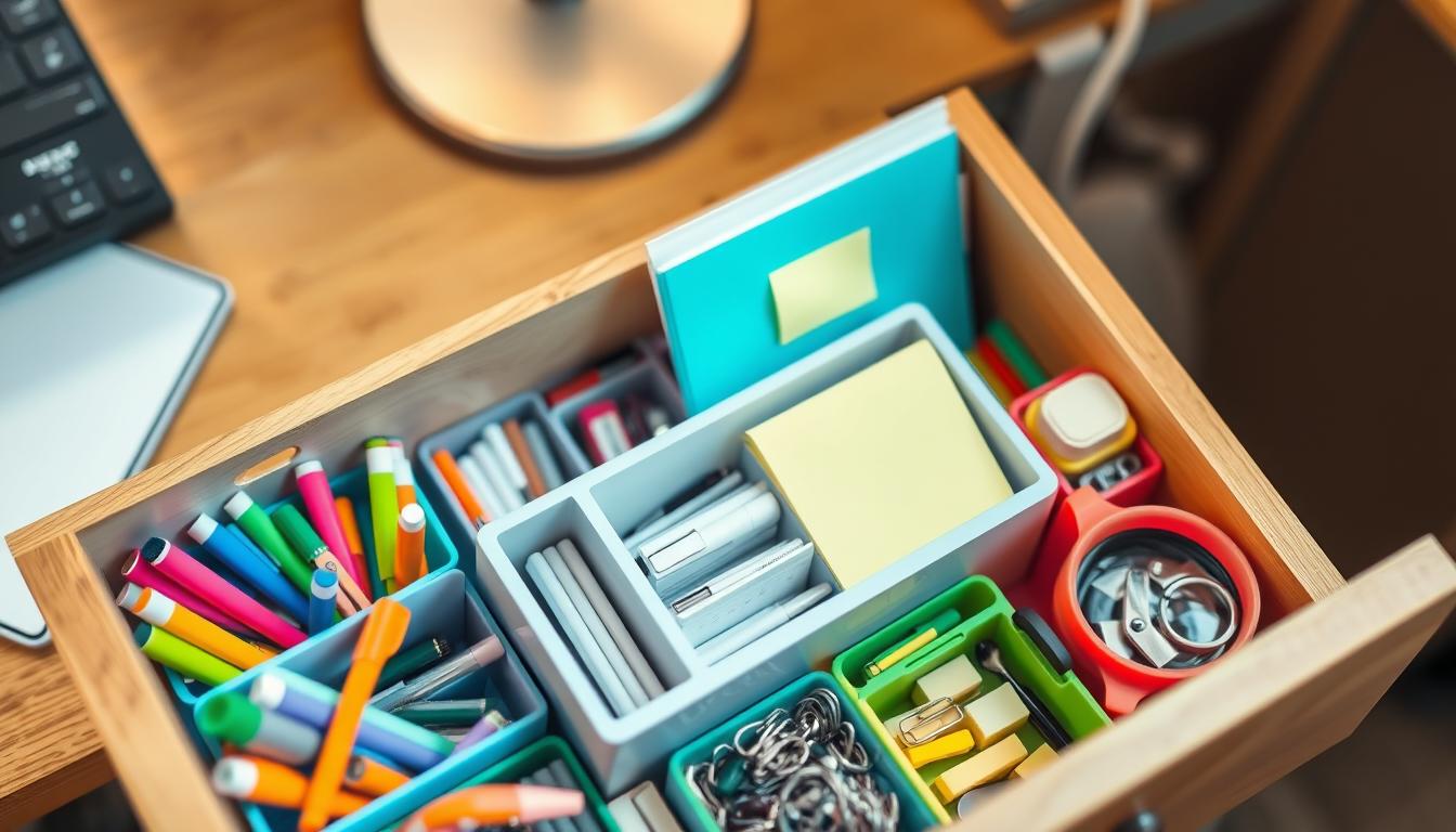 Internal Storage Systems: Maximizing Efficiency in Small Desk Drawers