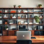 Floating shelf layout