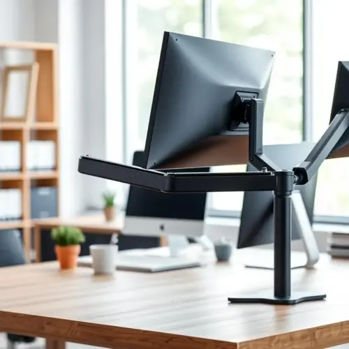 Reclaiming Desk Surface: The Impact of Mounting Screens on Workspace Area