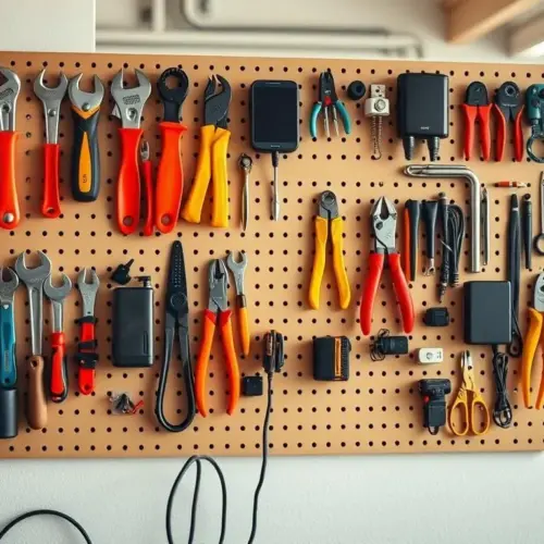 Modular Wall Systems: Organizing Tools and Tech for Easy Access