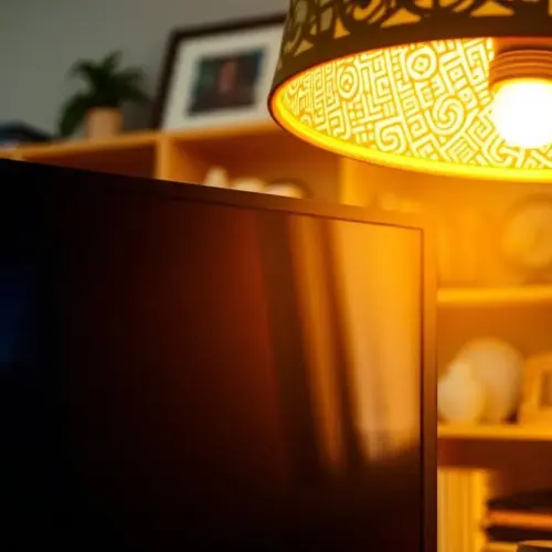 Lamp Shade Selection: How Design Affects Reflection on Monitors