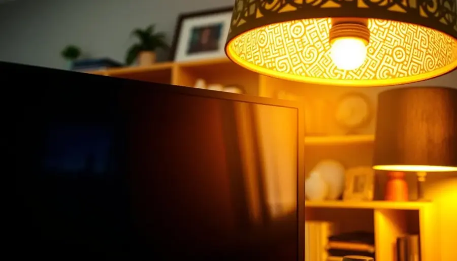 Lamp Shade Selection: How Design Affects Reflection on Monitors