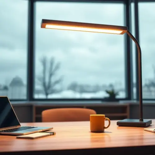 Managing Energy Levels in Dark Months with Specialized Office Light