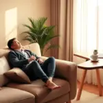 Sofa-side work surfaces