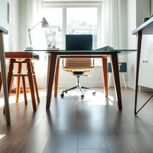 How Desk Leg Styles Affect Legroom and Visual Space in Small Rooms