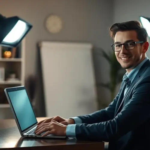 The Basics of Three-Point Lighting for Professional Video Meetings
