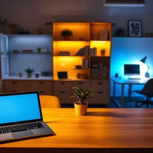 Using Light to Define Your Workspace Boundaries in a Shared Room
