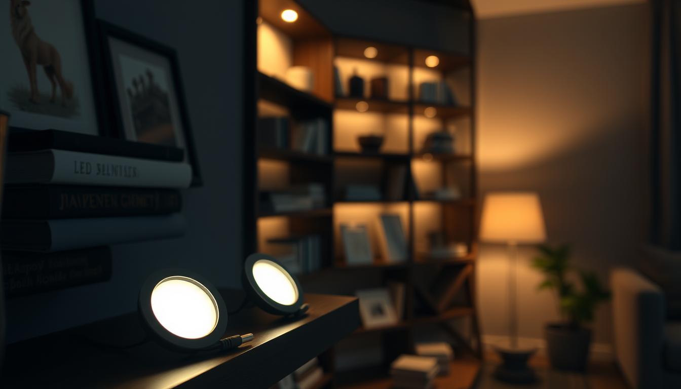 Easy Shelf Illumination: Using Battery-Operated Lights for Dark Areas