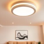 Low-profile ceiling light