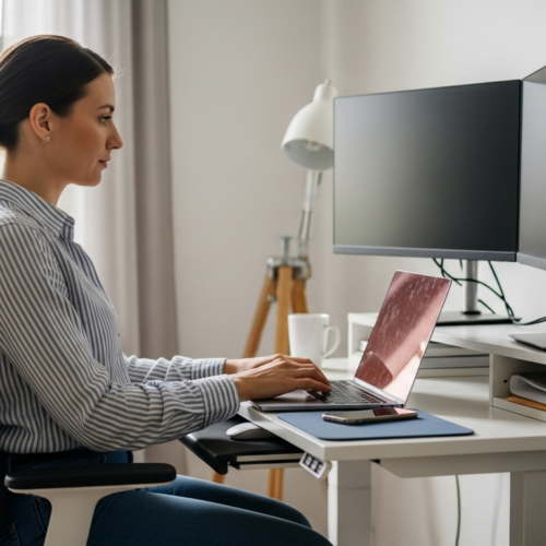 Ergonomic Edge: Setting Up a Comfortable Small Office Desk