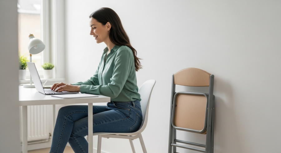 Space-Saving Seating: The Best Foldable Chairs for Small Home Offices