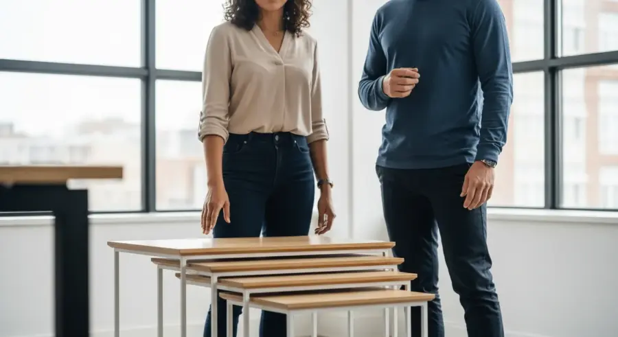Versatile Surfaces: Choosing Small Nesting Tables for Flexible Office Space