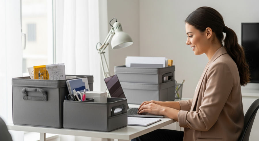 On-the-Go Office: Portable Storage Solutions for Small Spaces