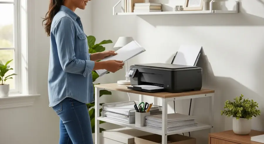 Print and Store: Selecting a Small Printer Stand with Built-In Storage