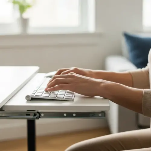 Ergonomic Efficiency: Choosing a Small Computer Table with a Keyboard Tray