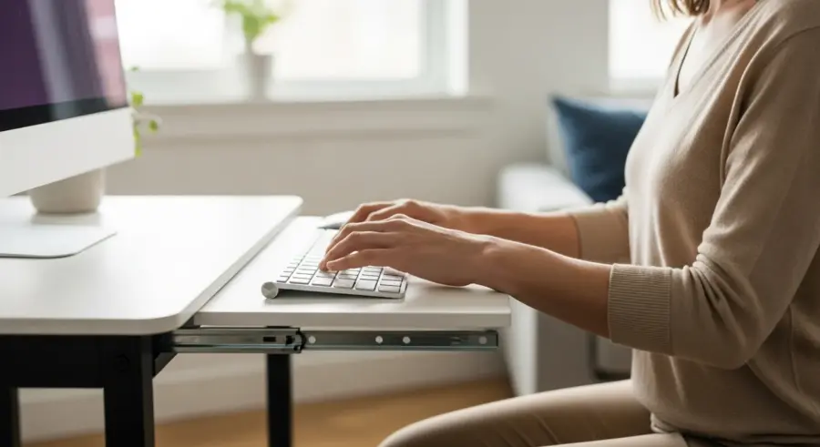 Ergonomic Efficiency: Choosing a Small Computer Table with a Keyboard Tray
