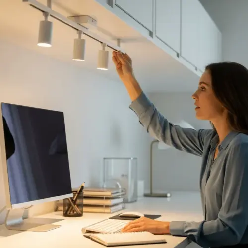 Track Lighting Triumph: Setting Up Track Lighting for Your Home Office