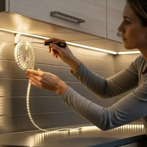 Brighten Your Workspace: Installing Under Cabinet Lighting