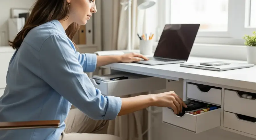 Under-Desk Organization: Choosing Small Rolling Storage Drawers for Your Office