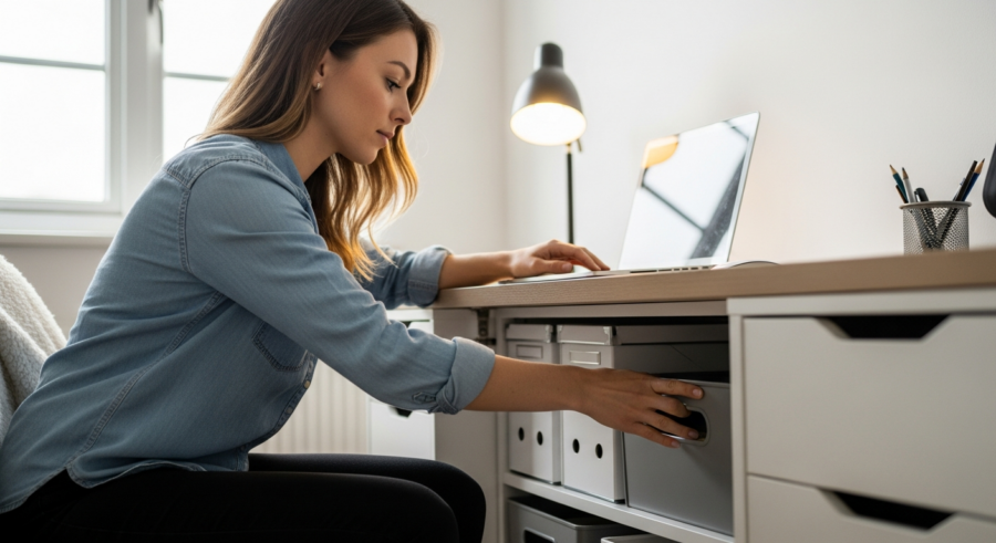 Hidden Potential: Under-Desk Storage Ideas for Small Offices