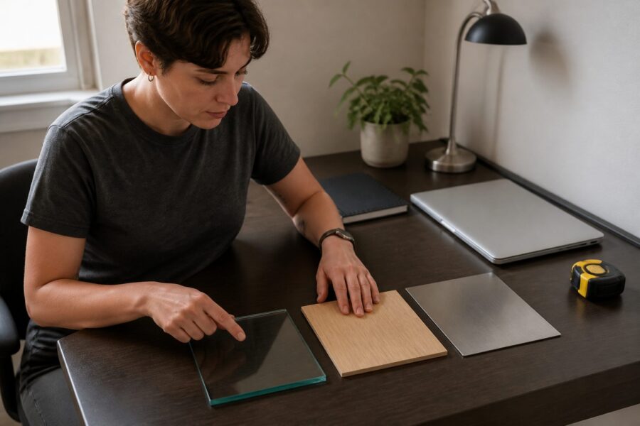 Glass, Wood, or Metal: Choosing the Right Desk Surface for a Small Home Office