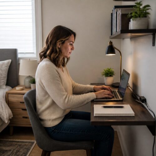 Narrow Writing Desks for Bedrooms: How to Build a Focused Office in Limited Space