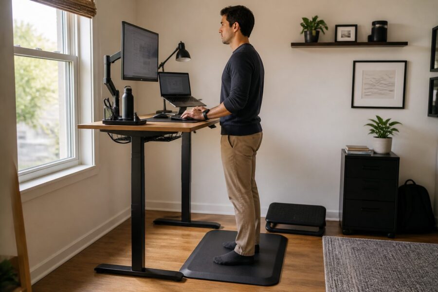 Anti-Fatigue Mats and Standing Desk Accessories: Completing Your Sit-Stand Setup