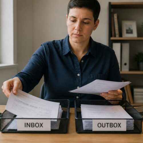 Inbox and Outbox Systems: How to Manage Active Projects Without Paper Piles
