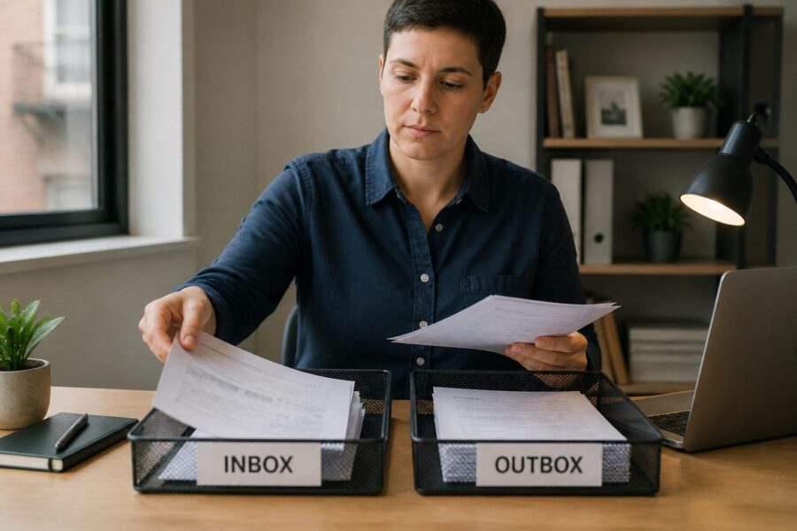 Inbox and Outbox Systems: How to Manage Active Projects Without Paper Piles