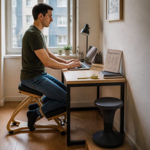 Kneeling Chairs and Balance Stools: The Science Behind Alternative Seating for Compact Desks