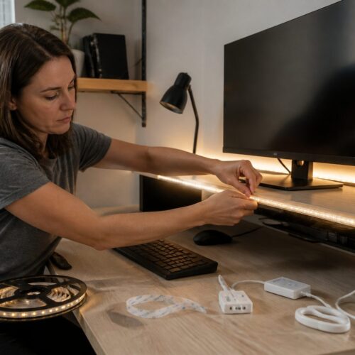 LED Strip Lights for Your Home Office: An Ambient Lighting Setup Guide