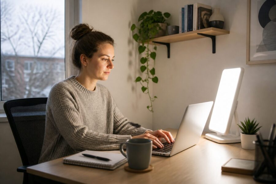 Light Therapy Lamps at Your Desk: Managing Seasonal Affective Disorder While Working From Home