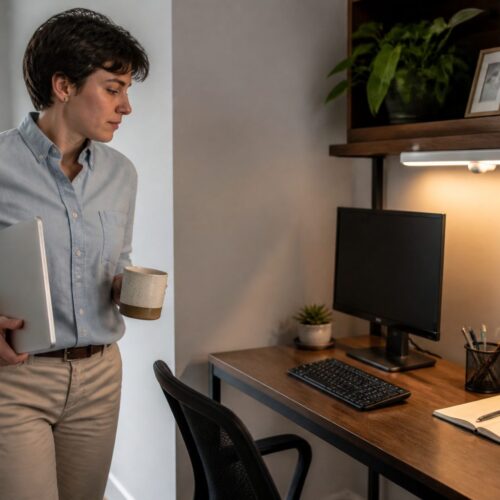 Motion Sensor Lights for the Home Office: Hands-Free Convenience in a Small Workspace