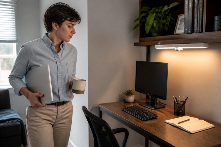 Motion Sensor Lights for the Home Office: Hands-Free Convenience in a Small Workspace