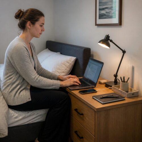 Nightstand Offices: How to Set Up a Functional Workspace Right Beside the Bed